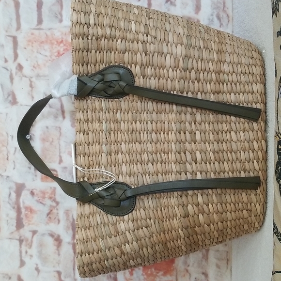 New ULLA JOHNSON Surfside Carryall Straw Tote Bag - Picture 4 of 13